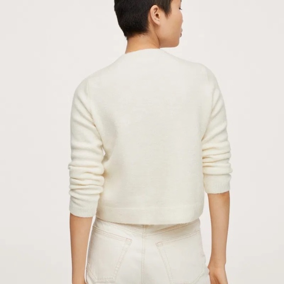 Mango – Flowers Knit Sweater - Picture 4 of 9